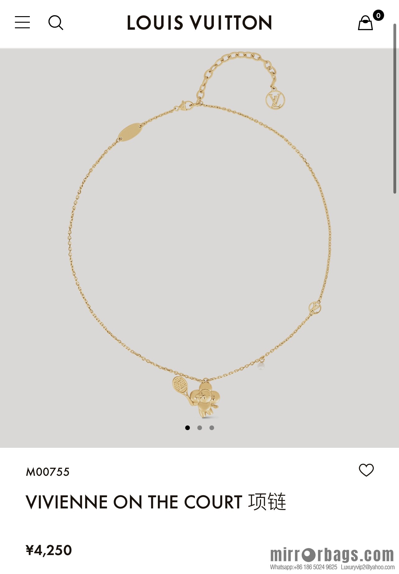 Louis Vuitton Louis Vuitton lv sunflower necklace
