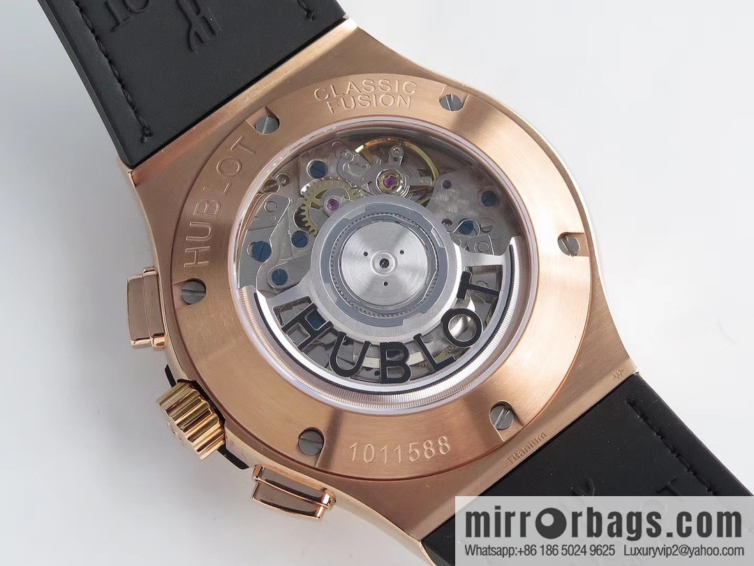 HB Hublot HUBLE 🎮 Classic 7750 three-hand travel time watch