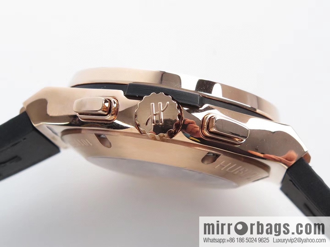 HB Hublot HUBLE 🎮 Classic 7750 three-hand travel time watch