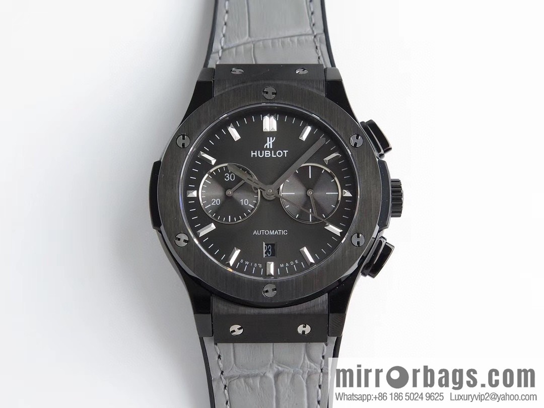 HB Hublot HUBLE 🎮 Classic 7750 three-hand travel time watch