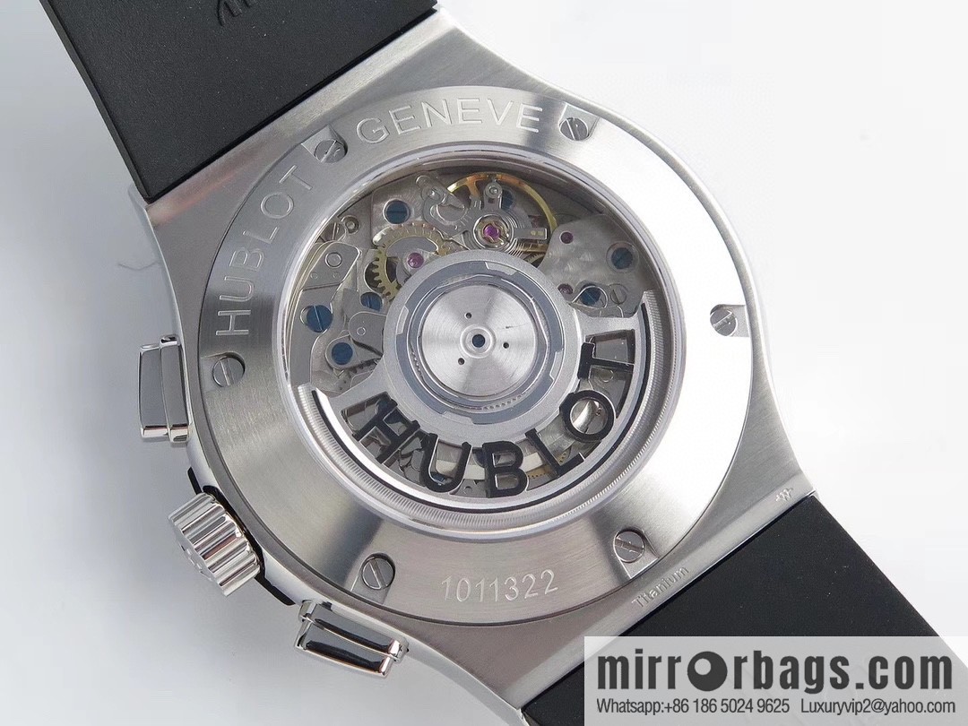 HB Hublot HUBLE Classic 7750 three-hand travel time watch