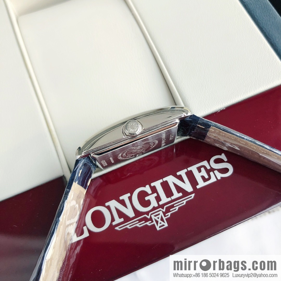Longines Dijovina Crocodile Leather Collection! 20.80 X 32.00mm Quartz Ladies Watch