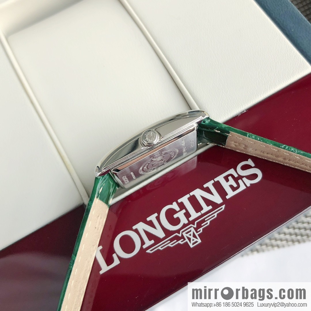 Longines Dijovina Crocodile Leather Collection! 20.80 X 32.00mm Quartz Ladies Watch