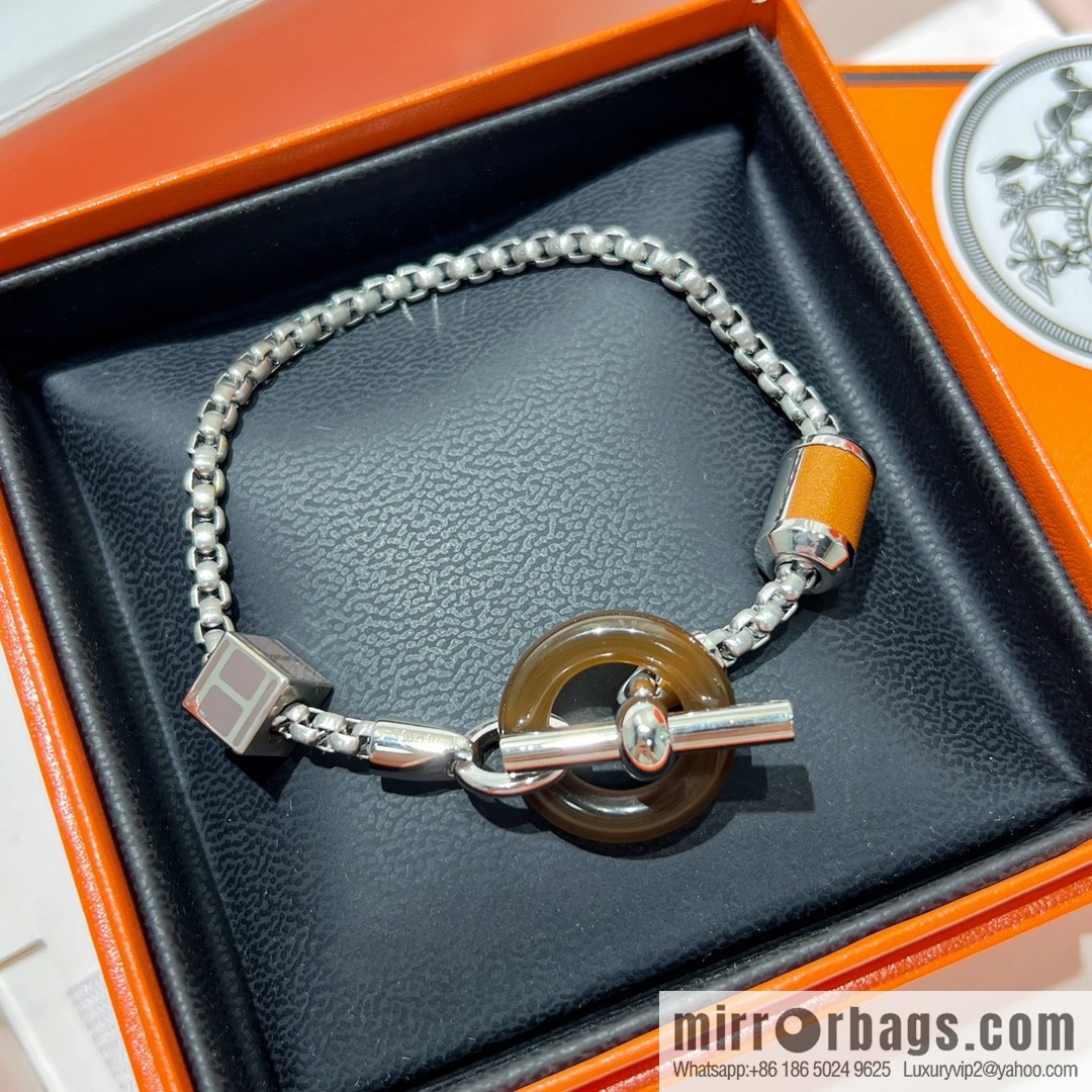 HERMES Hermès meli-melo horn ring bracelet