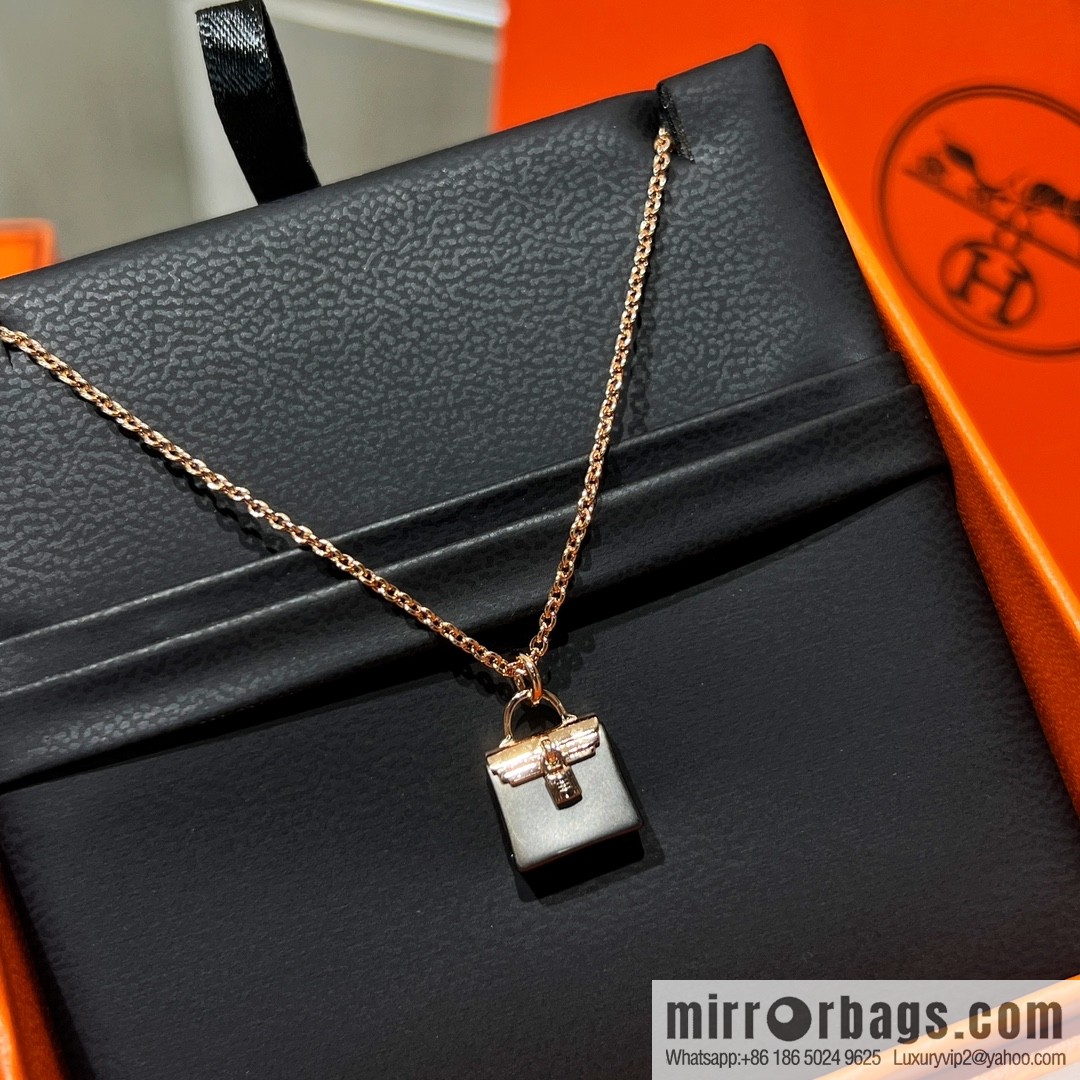 New ☑️ Hermès HERMES black necklace