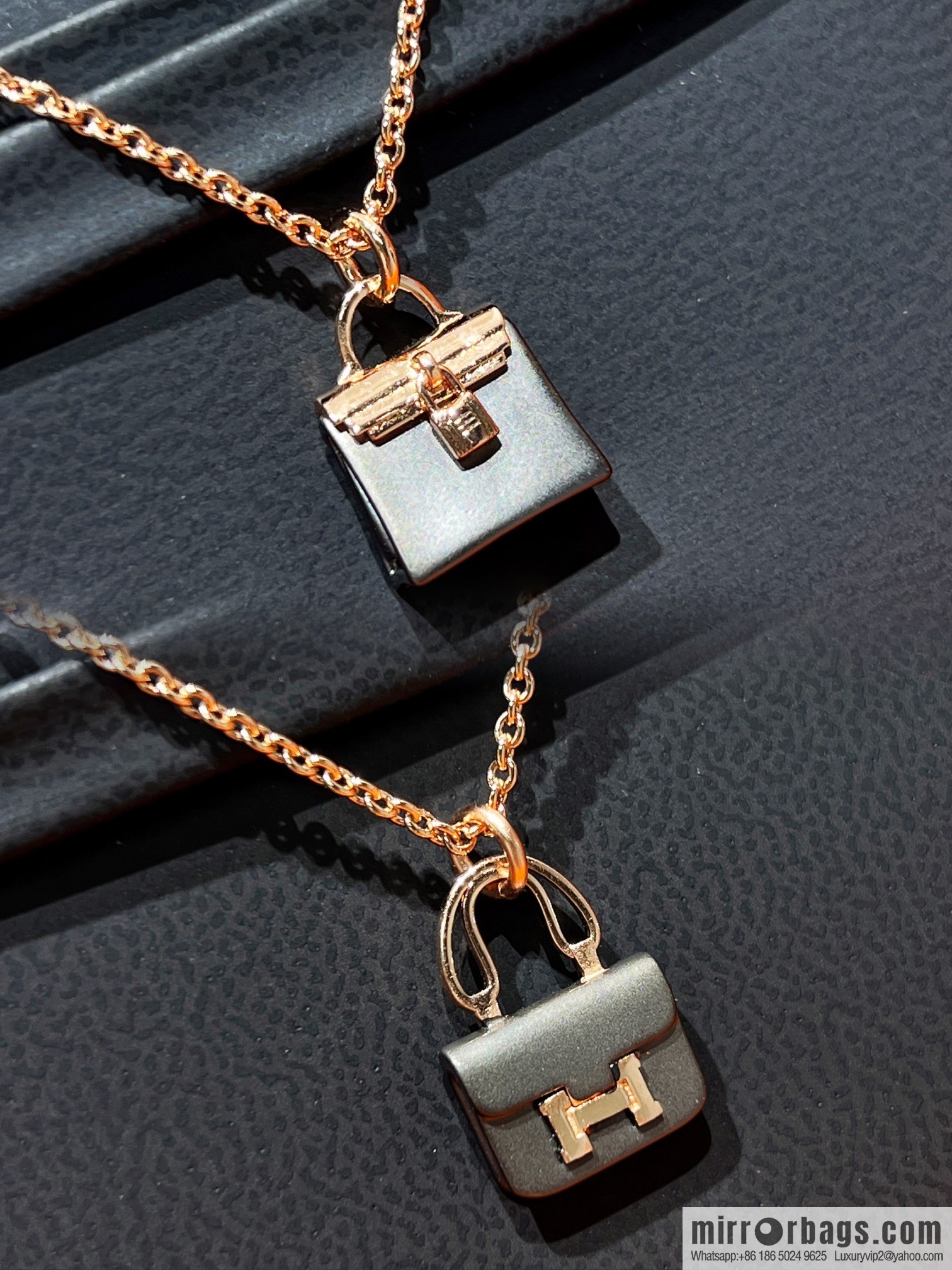 New ☑️ Hermès HERMES black necklace