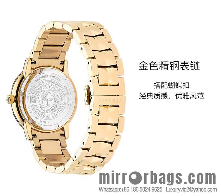 The new Versace V-TRIBUTE series, with a diameter of 36mm