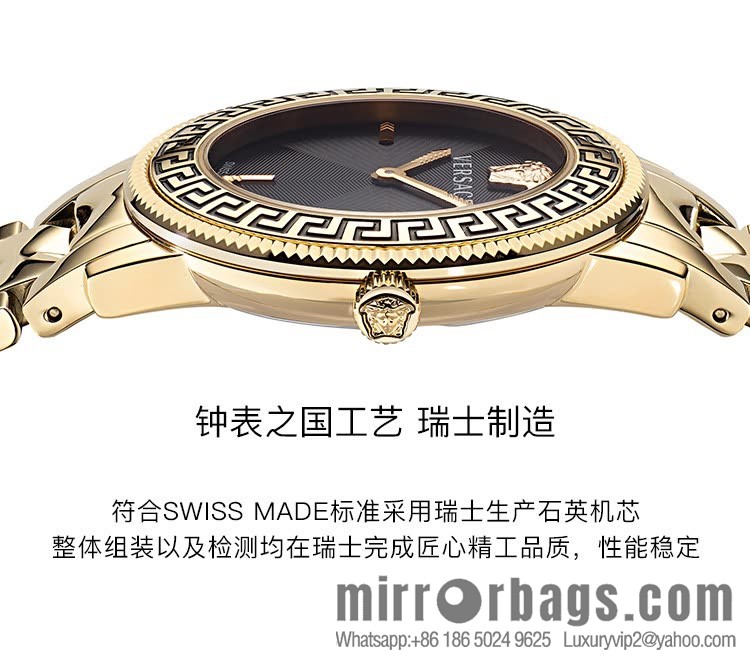 The new Versace V-TRIBUTE series, with a diameter of 36mm