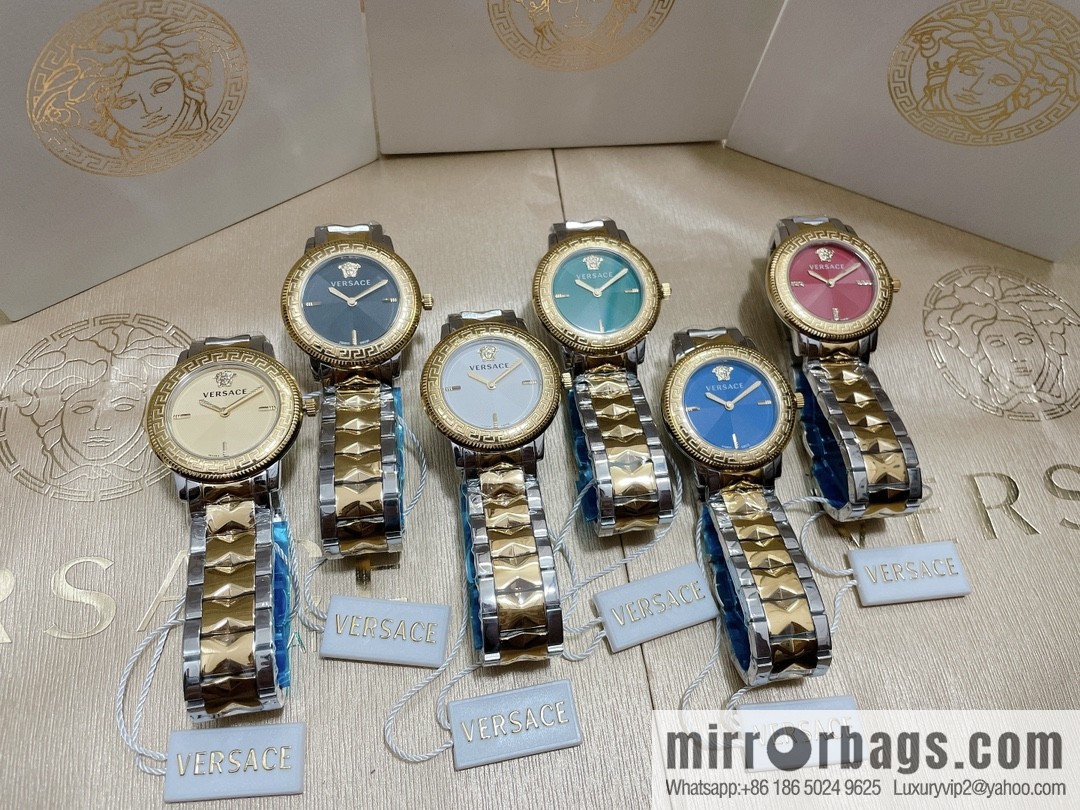 The new Versace V-TRIBUTE series, with a diameter of 36mm