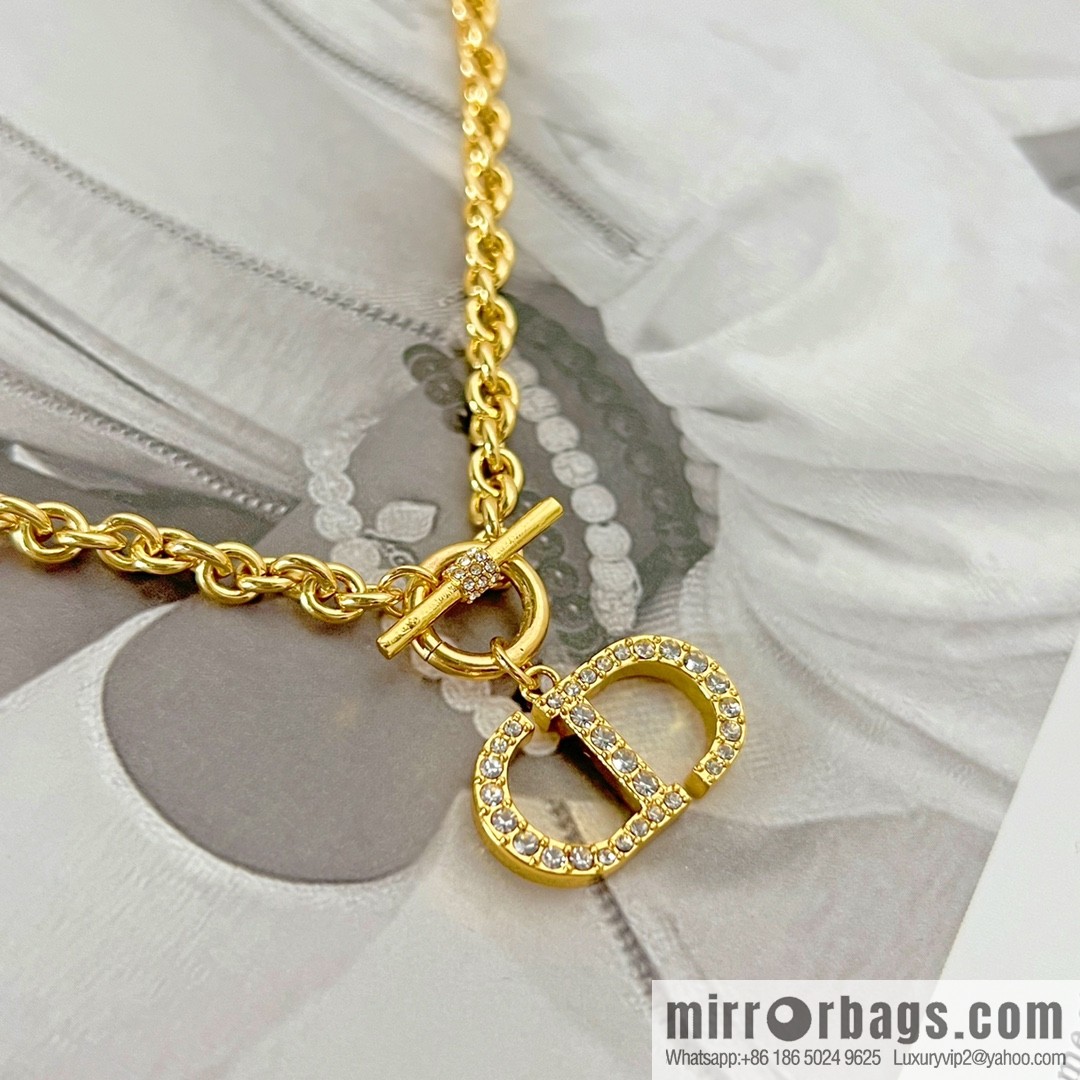 New ☑️ Dior CD necklace
