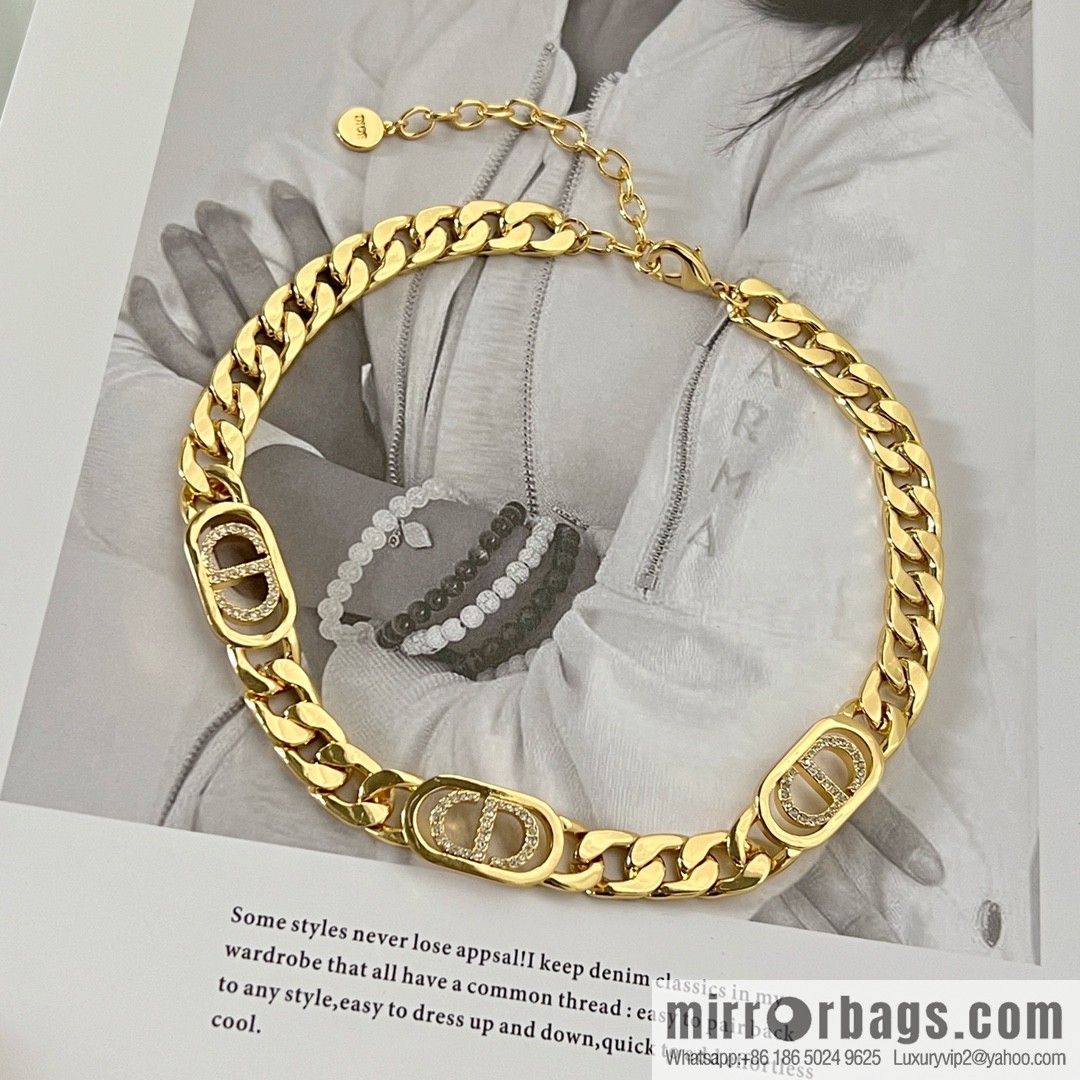 New ☑️ Dior CD necklace