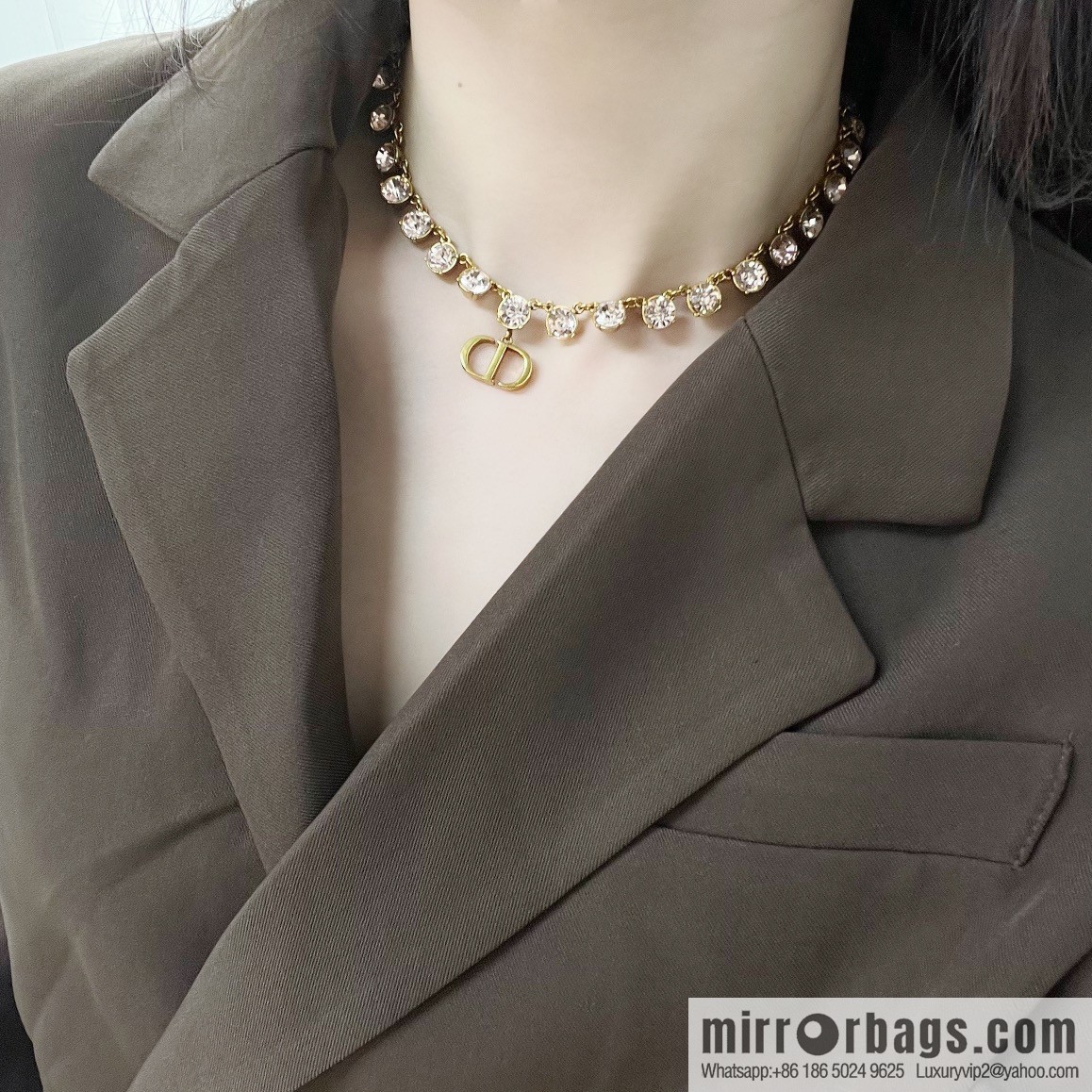 New ☑️ Dior CD necklace