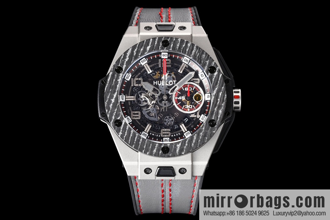 HBF FACTORY HUBLOT Hublot BlG BANG Series 401.OQ.0123.VR Carbon Fiber Bezel