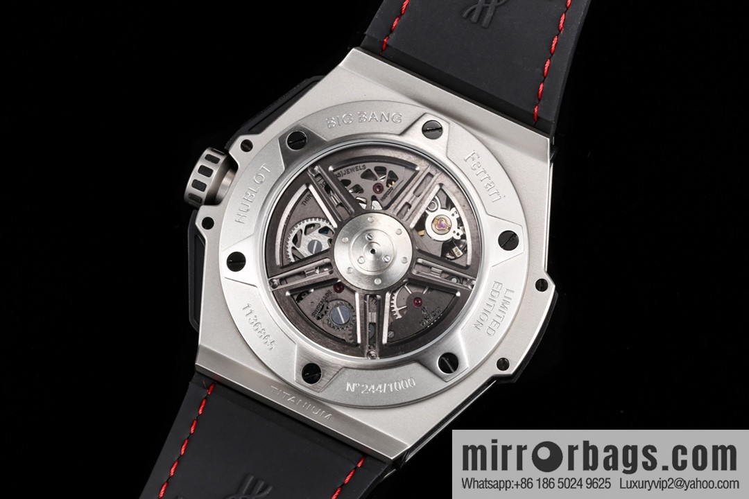 HBF FACTORY HUBLOT Hublot BlG BANG Series 401.OQ.0123.VR Carbon Fiber Bezel