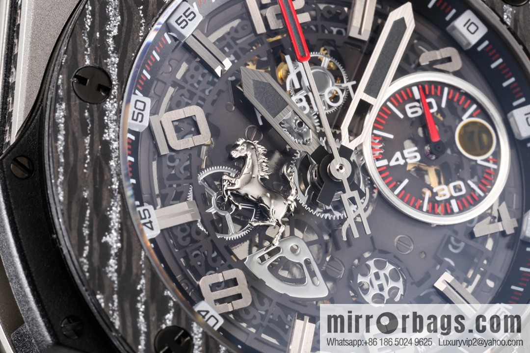 HBF FACTORY HUBLOT Hublot BlG BANG Series 401.OQ.0123.VR Carbon Fiber Bezel