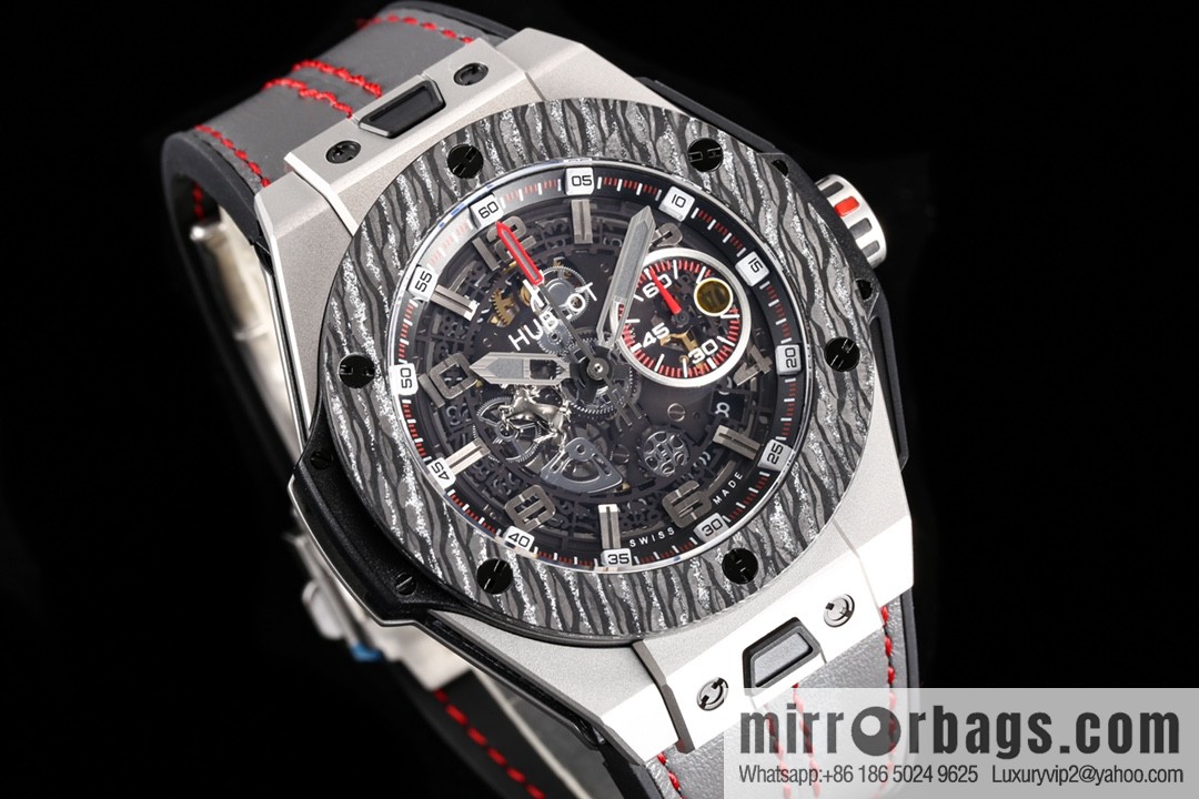 HBF FACTORY HUBLOT Hublot BlG BANG Series 401.OQ.0123.VR Carbon Fiber Bezel