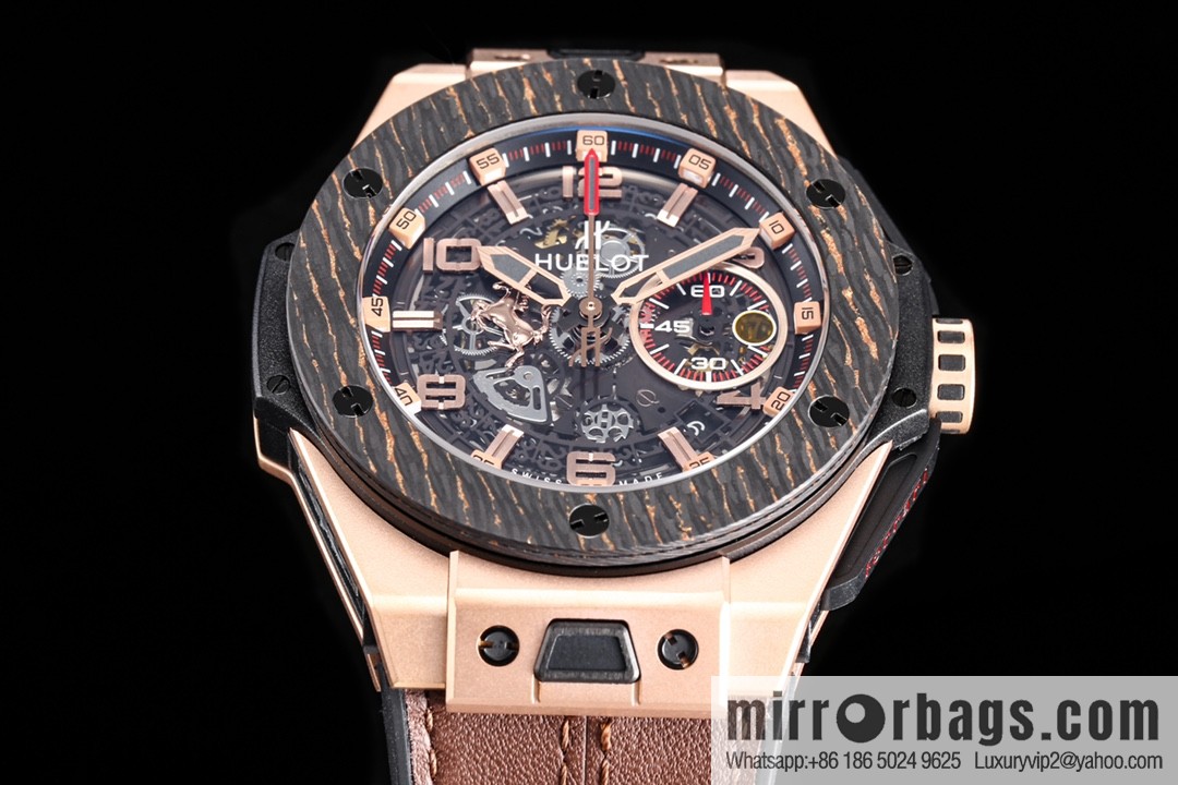 HBF FACTORY HUBLOT Hublot BlG BANG Series 401.OQ.0123.VR Carbon Fiber Bezel