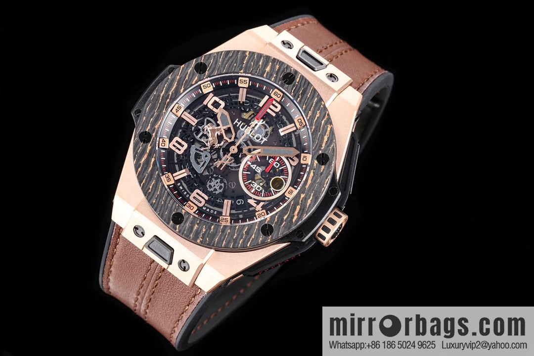HBF FACTORY HUBLOT Hublot BlG BANG Series 401.OQ.0123.VR Carbon Fiber Bezel