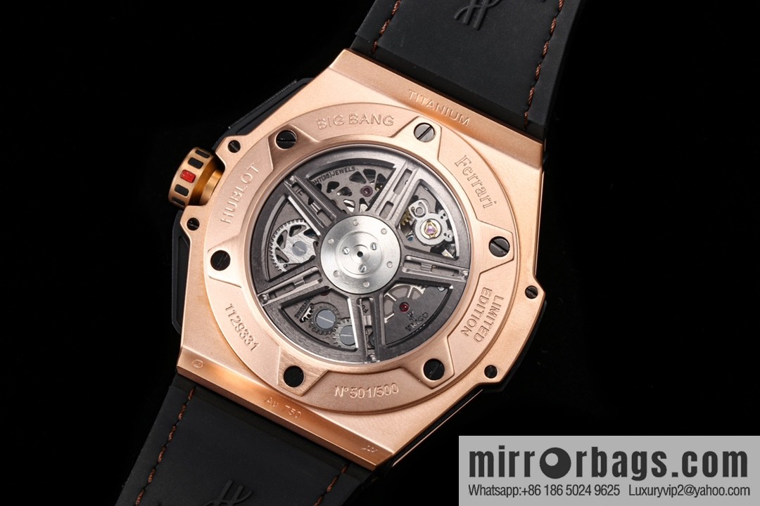 HBF FACTORY HUBLOT Hublot BlG BANG Series 401.OQ.0123.VR Carbon Fiber Bezel