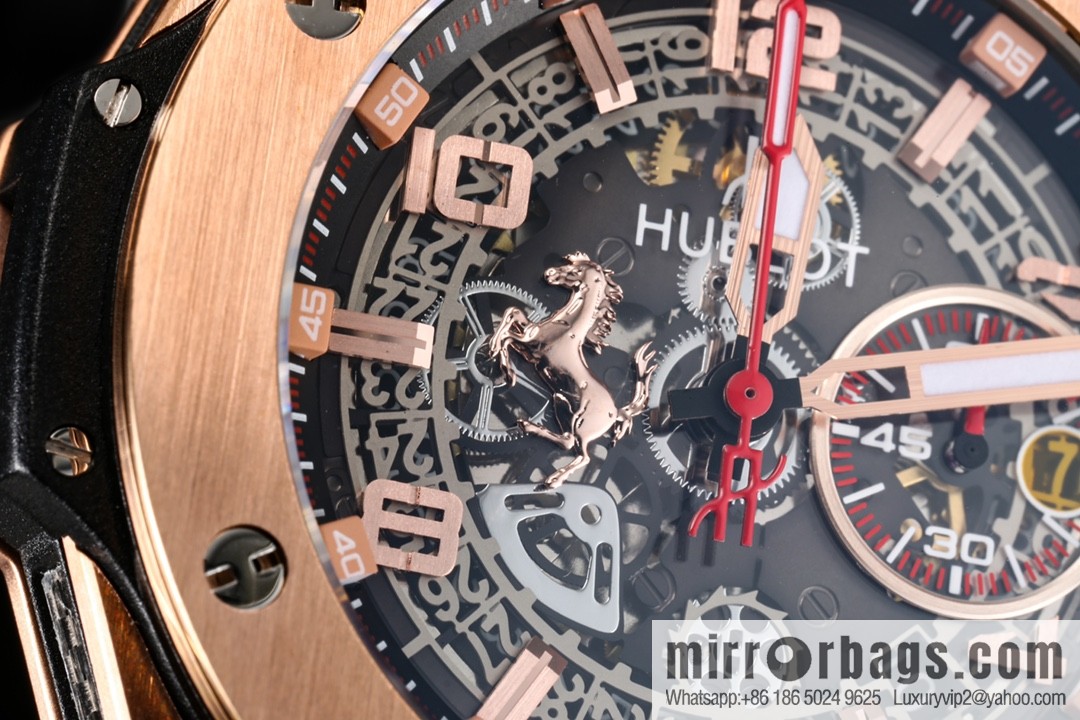 HBF FACTORY HUBLOT Hublot BlG BANG Series 401.OQ.0123.VR Carbon Fiber Bezel
