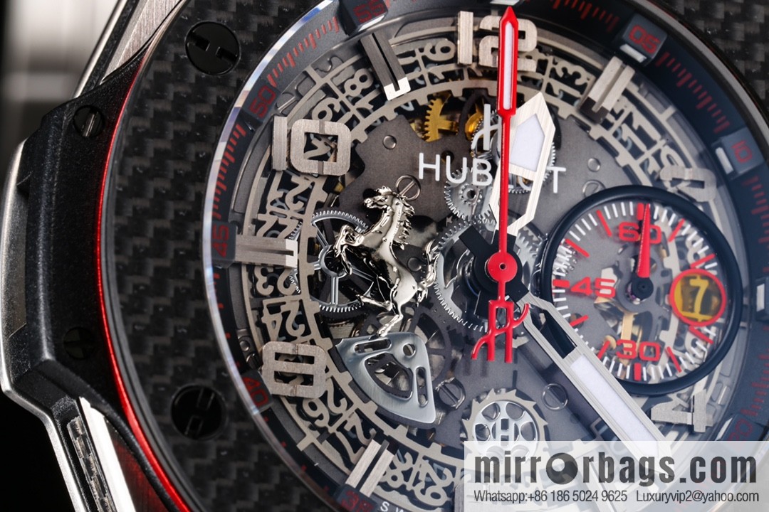 HBF FACTORY HUBLOT Hublot BlG BANG Series 401.OQ.0123.VR Carbon Fiber Bezel