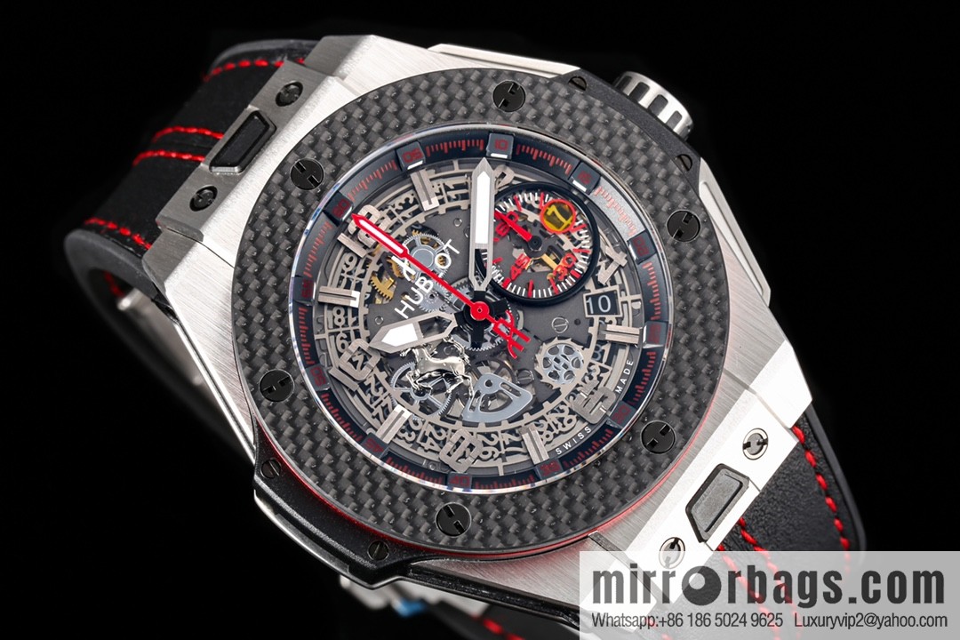 HBF FACTORY HUBLOT Hublot BlG BANG Series 401.OQ.0123.VR Carbon Fiber Bezel