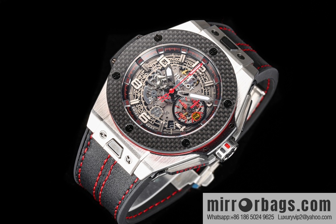 HBF FACTORY HUBLOT Hublot BlG BANG Series 401.OQ.0123.VR Carbon Fiber Bezel