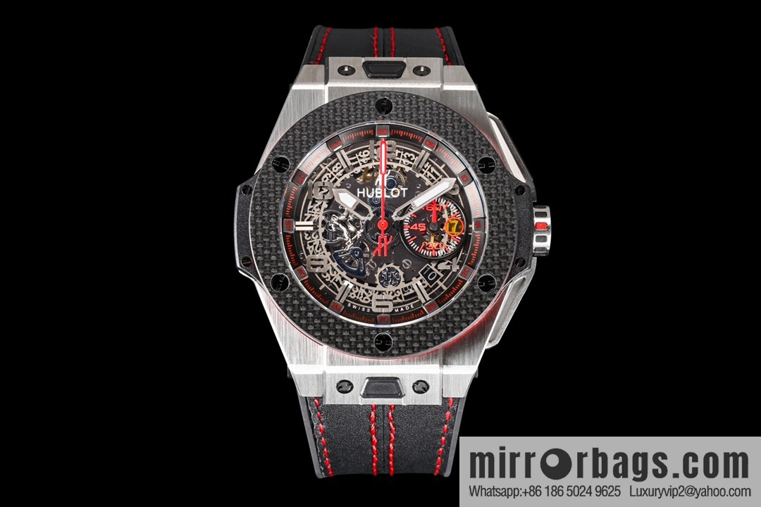 HBF FACTORY HUBLOT Hublot BlG BANG Series 401.OQ.0123.VR Carbon Fiber Bezel