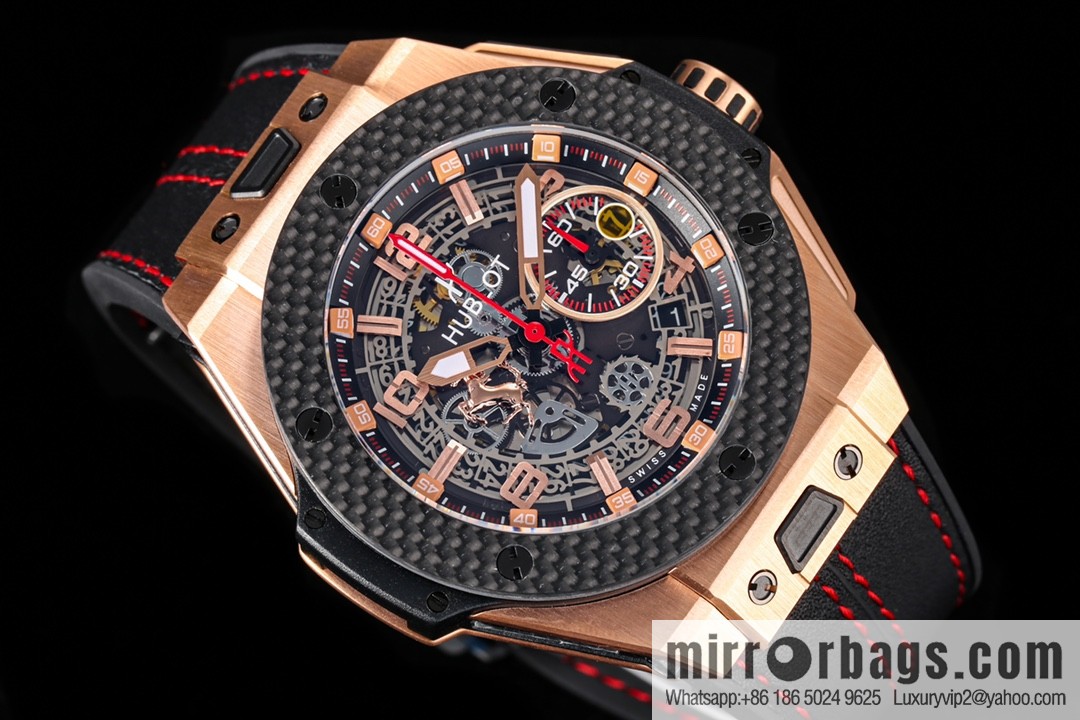 HBF FACTORY HUBLOT Hublot BlG BANG Series 401.OQ.0123.VR Carbon Fiber Bezel