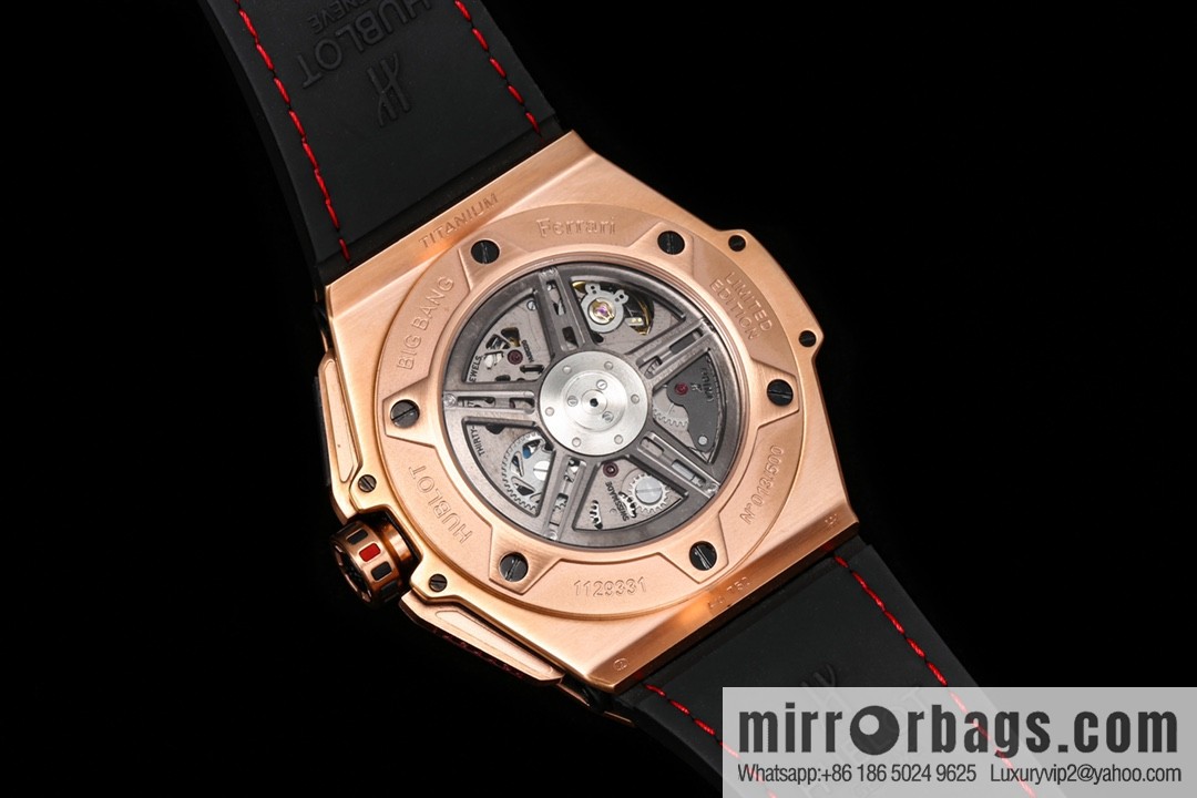 HBF FACTORY HUBLOT Hublot BlG BANG Series 401.OQ.0123.VR Carbon Fiber Bezel