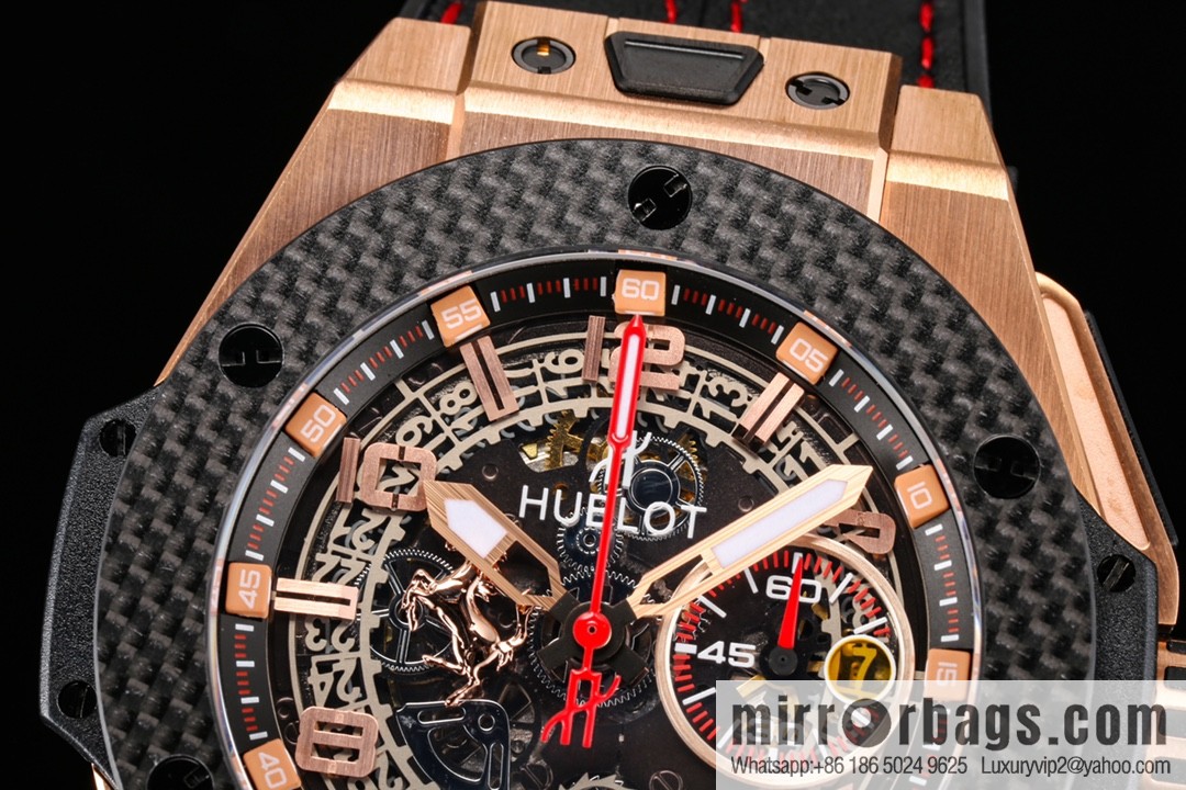 HBF FACTORY HUBLOT Hublot BlG BANG Series 401.OQ.0123.VR Carbon Fiber Bezel