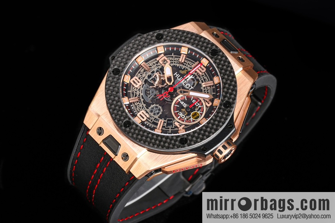 HBF FACTORY HUBLOT Hublot BlG BANG Series 401.OQ.0123.VR Carbon Fiber Bezel
