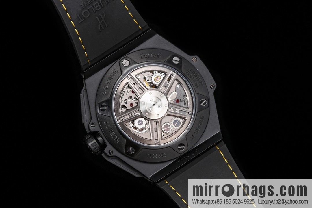 HBF FACTORY HUBLOT Hublot BlG BANG Series 401.OQ.0123.VR Carbon Fiber Bezel