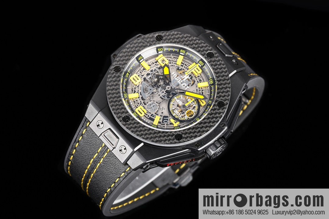 HBF FACTORY HUBLOT Hublot BlG BANG Series 401.OQ.0123.VR Carbon Fiber Bezel