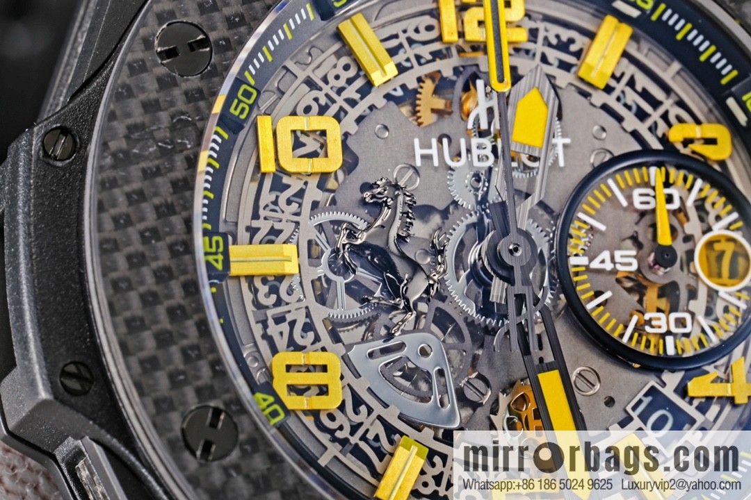 HBF FACTORY HUBLOT Hublot BlG BANG Series 401.OQ.0123.VR Carbon Fiber Bezel