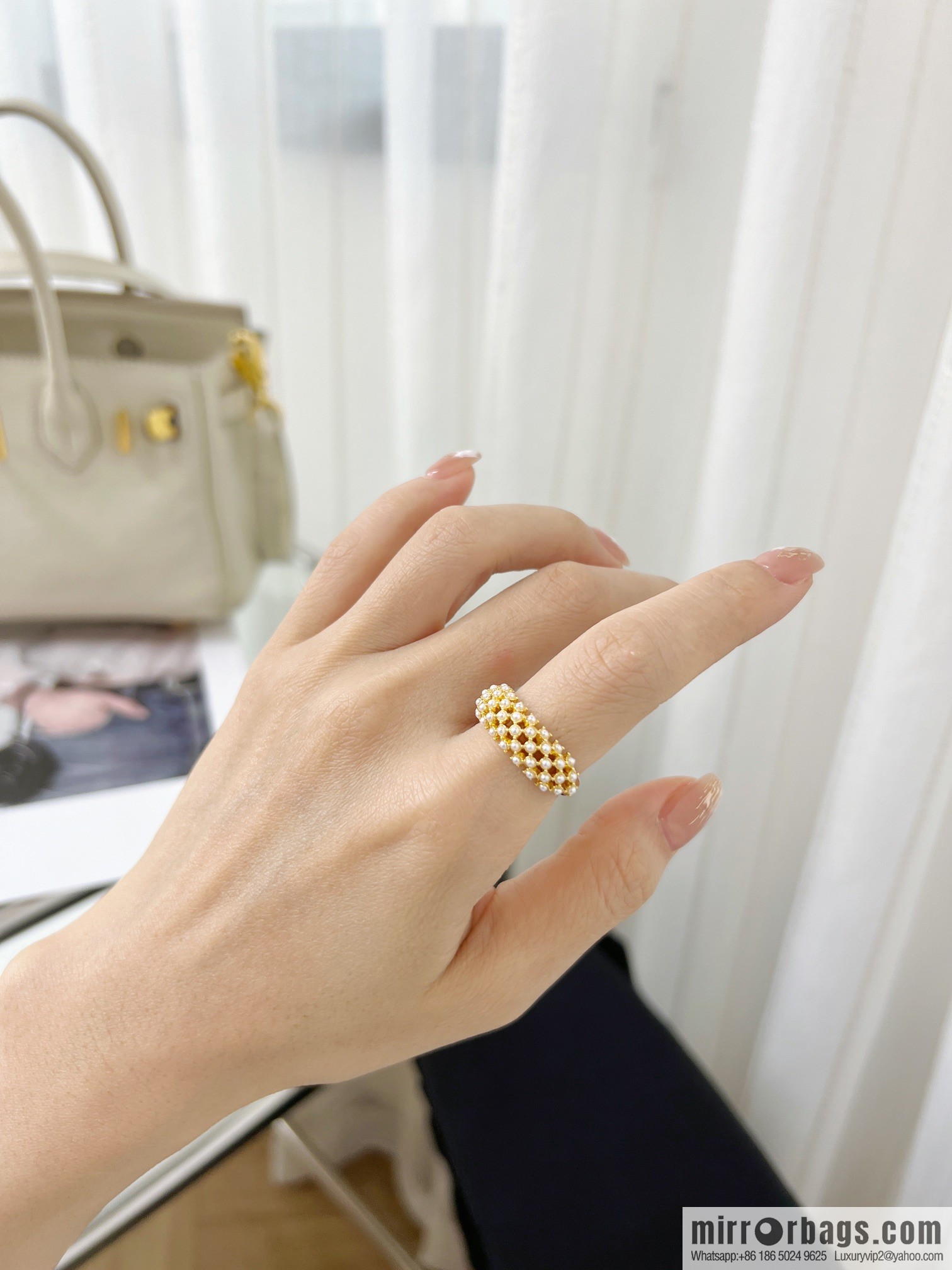 New ☑️ DIOR pearl ring