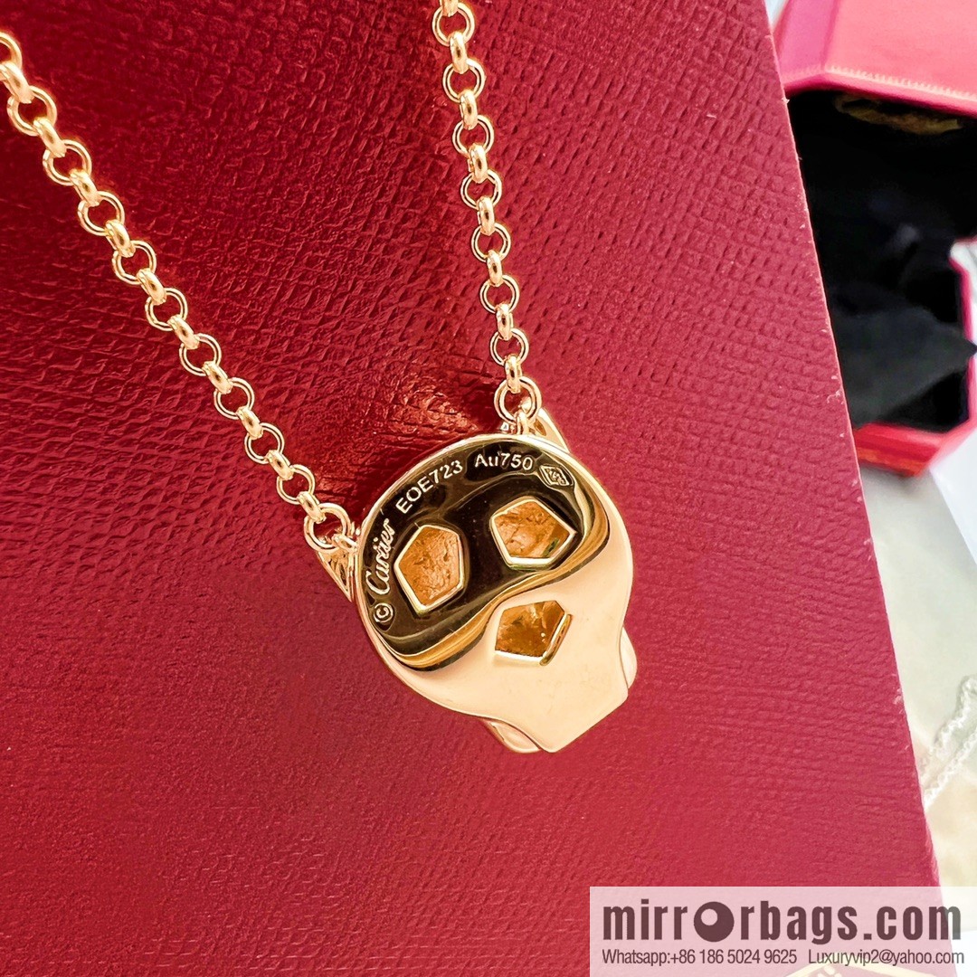 New ☑️ Cartier Cartier Jungle Collection, Glossy Leopard Head 🐆 Necklace