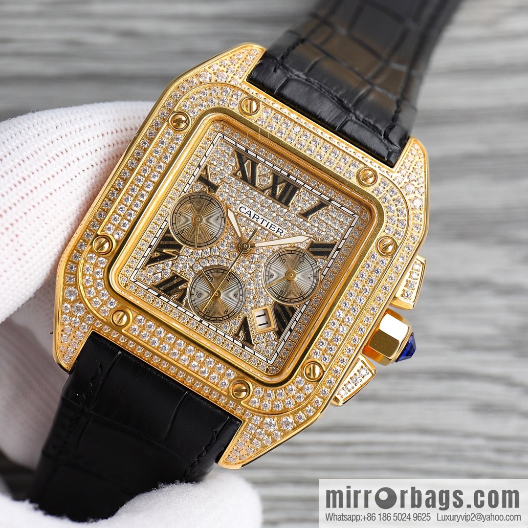 Classic new model launched, Cartier CARTIER ๐ฎ AF1 Santos watch WM509018