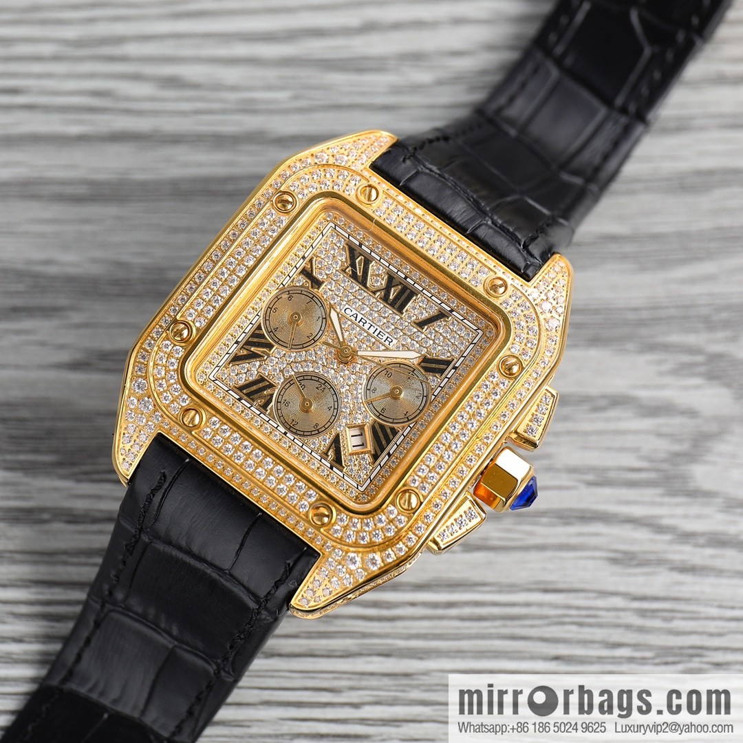 Classic new model launched, Cartier CARTIER ๐ฎ AF1 Santos watch WM509018