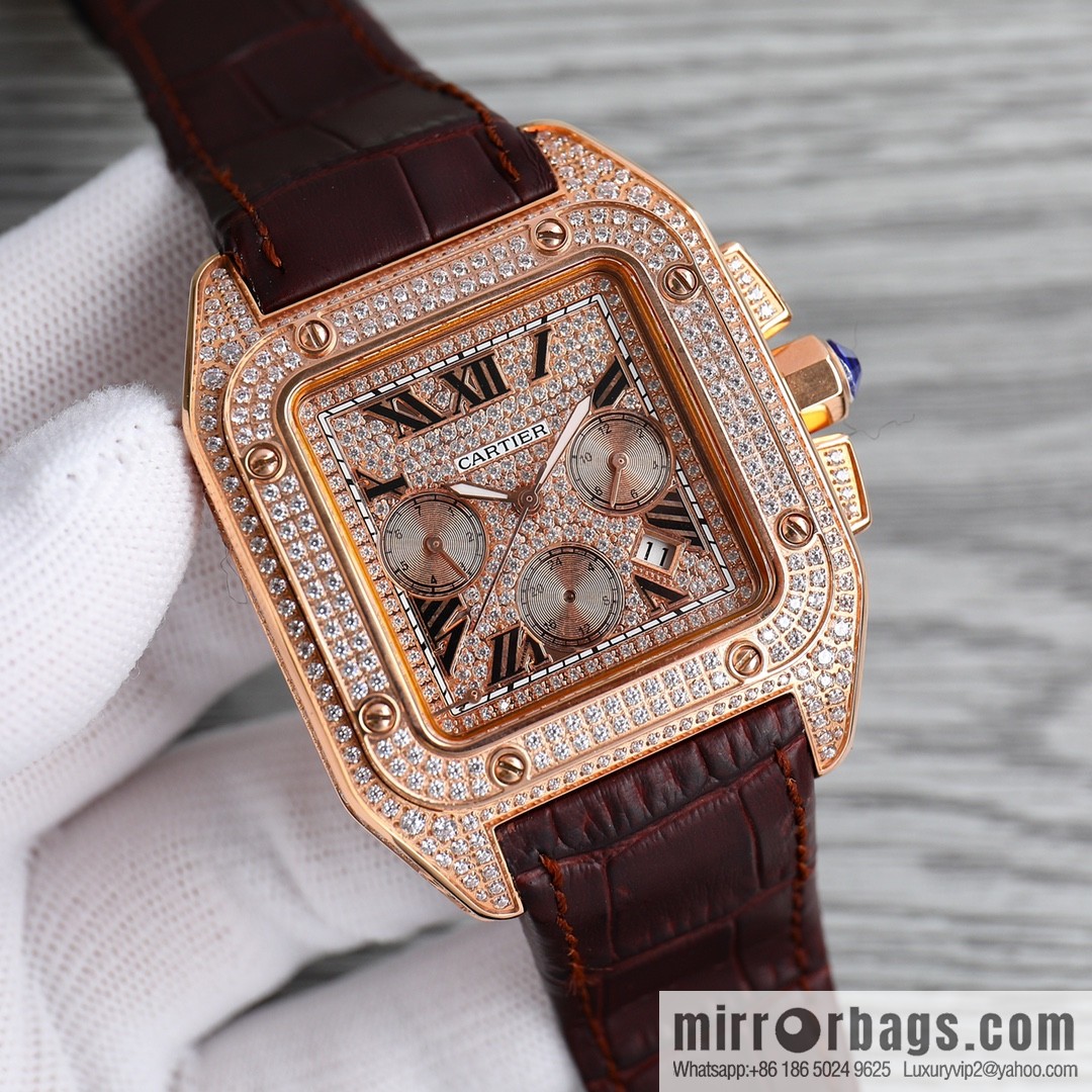 Classic new model launched, Cartier CARTIER ๐ฎ AF1 Santos watch WM509018