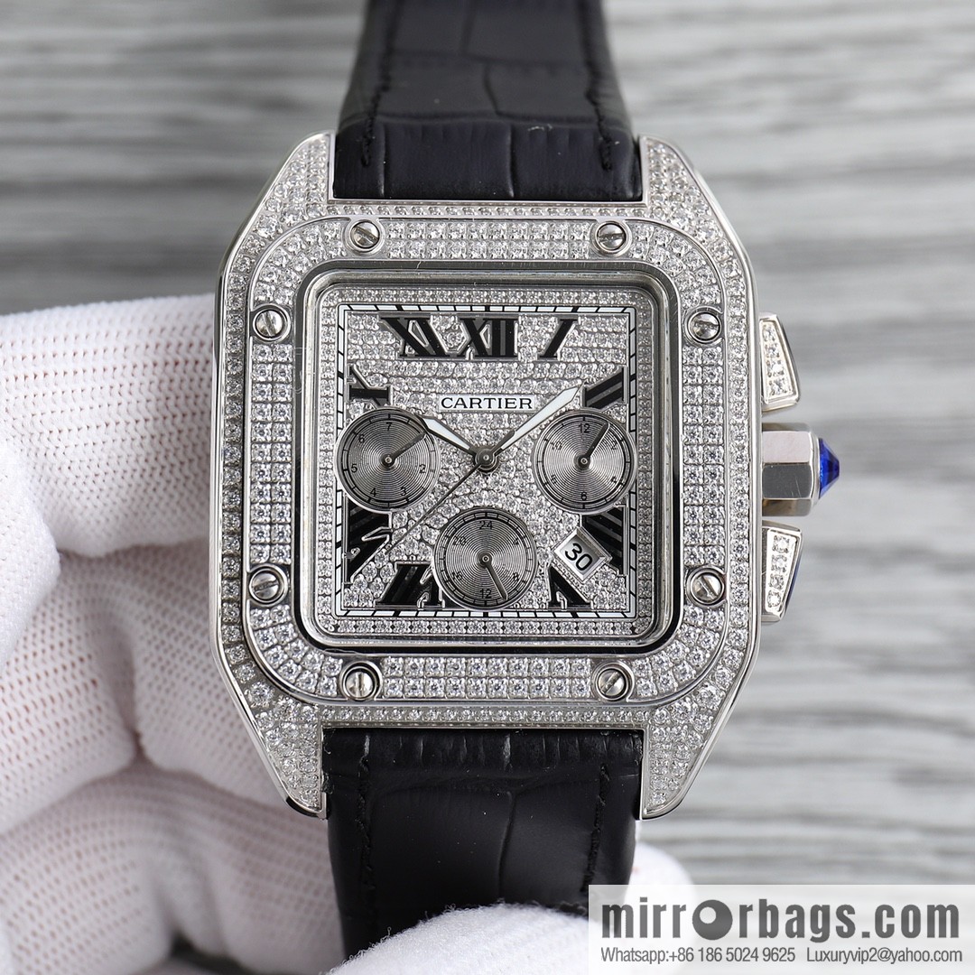 Classic new model launched, Cartier CARTIER ๐ฎ AF1 Santos watch WM509018