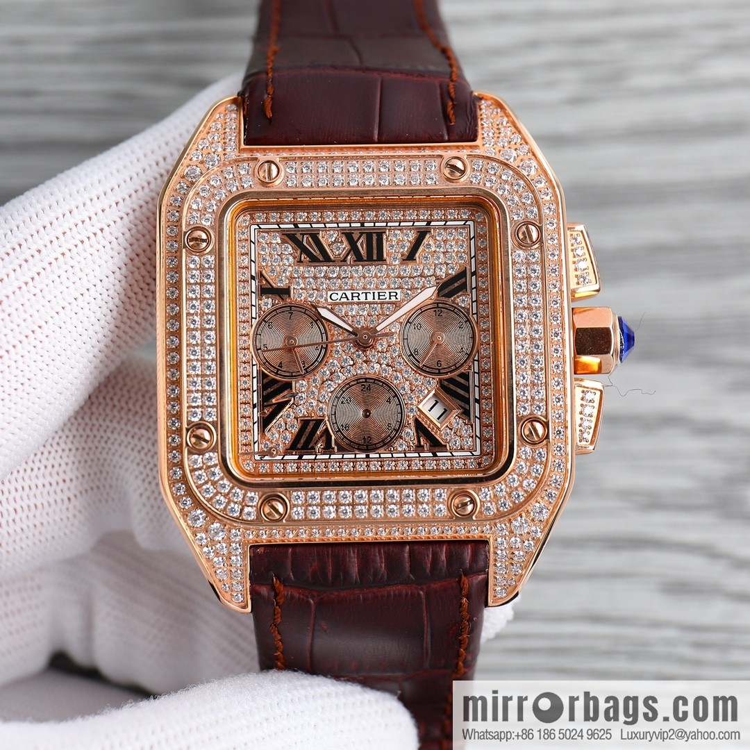 Classic new model launched, Cartier CARTIER ๐ฎ AF1 Santos watch WM509018