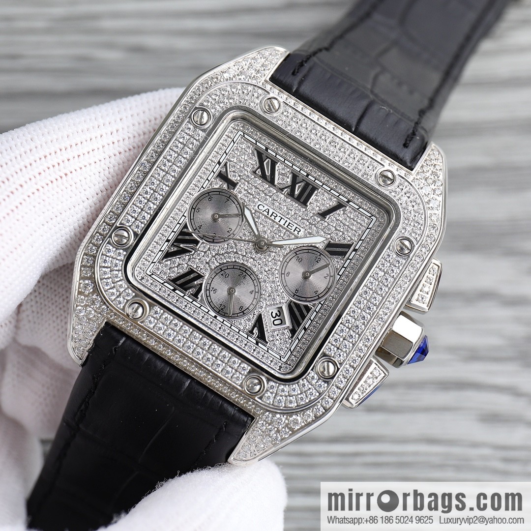 Classic new model launched, Cartier CARTIER ๐ฎ AF1 Santos watch WM509018