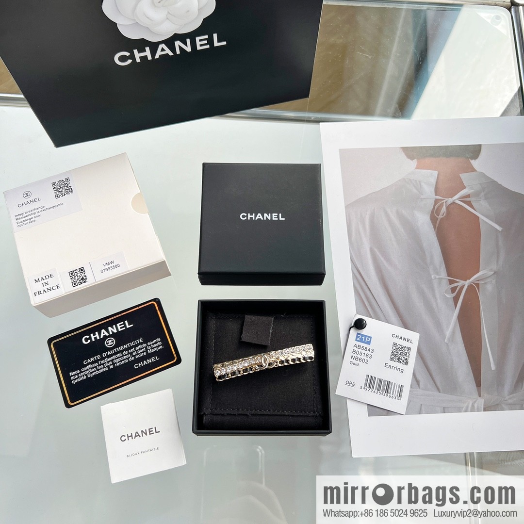 New ☑️ Chanel double c black leather rope hairpin hairpin