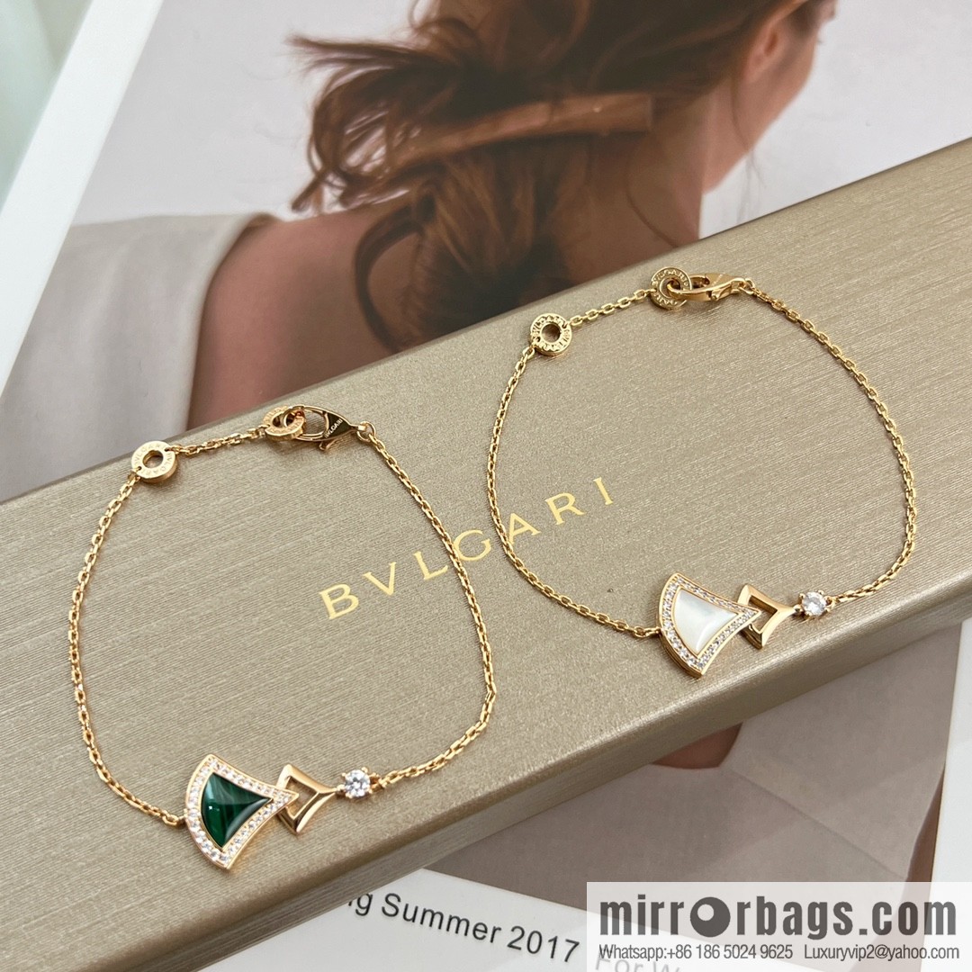 BVLGARI Bulgari DIVAS 'DREAM malachite white fritillary bracelet