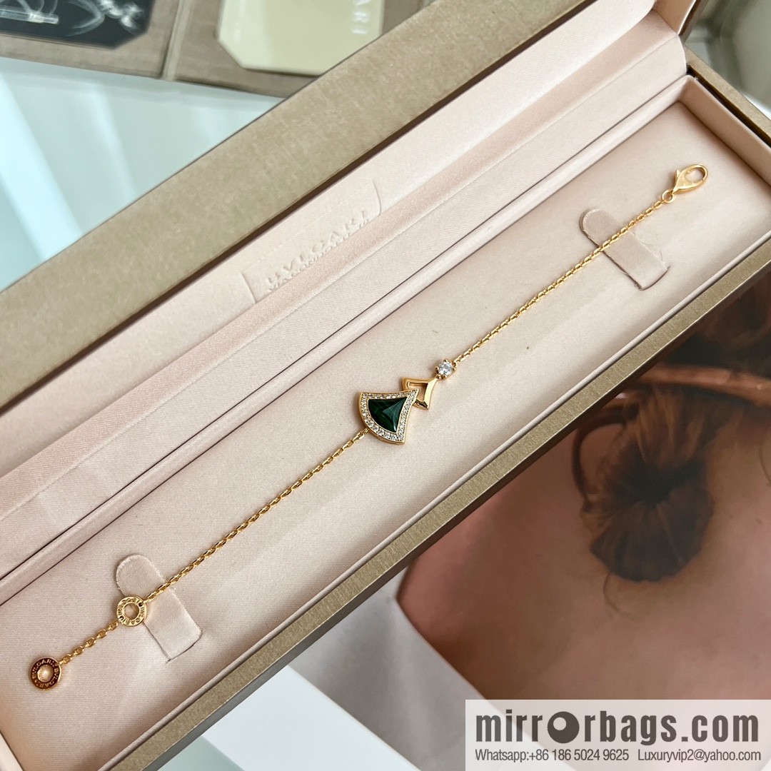 BVLGARI Bulgari DIVAS 'DREAM malachite white fritillary bracelet