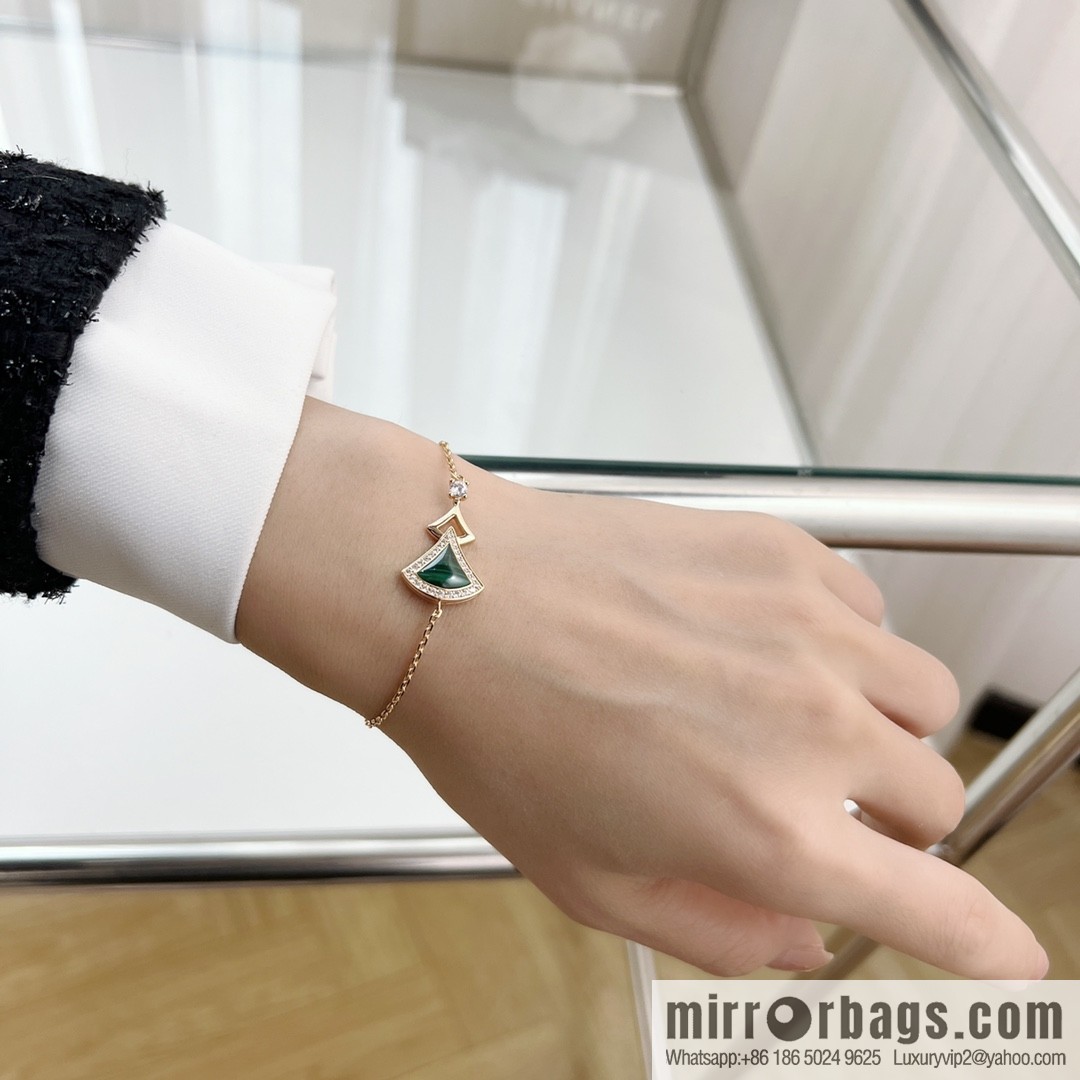 BVLGARI Bulgari DIVAS 'DREAM malachite white fritillary bracelet