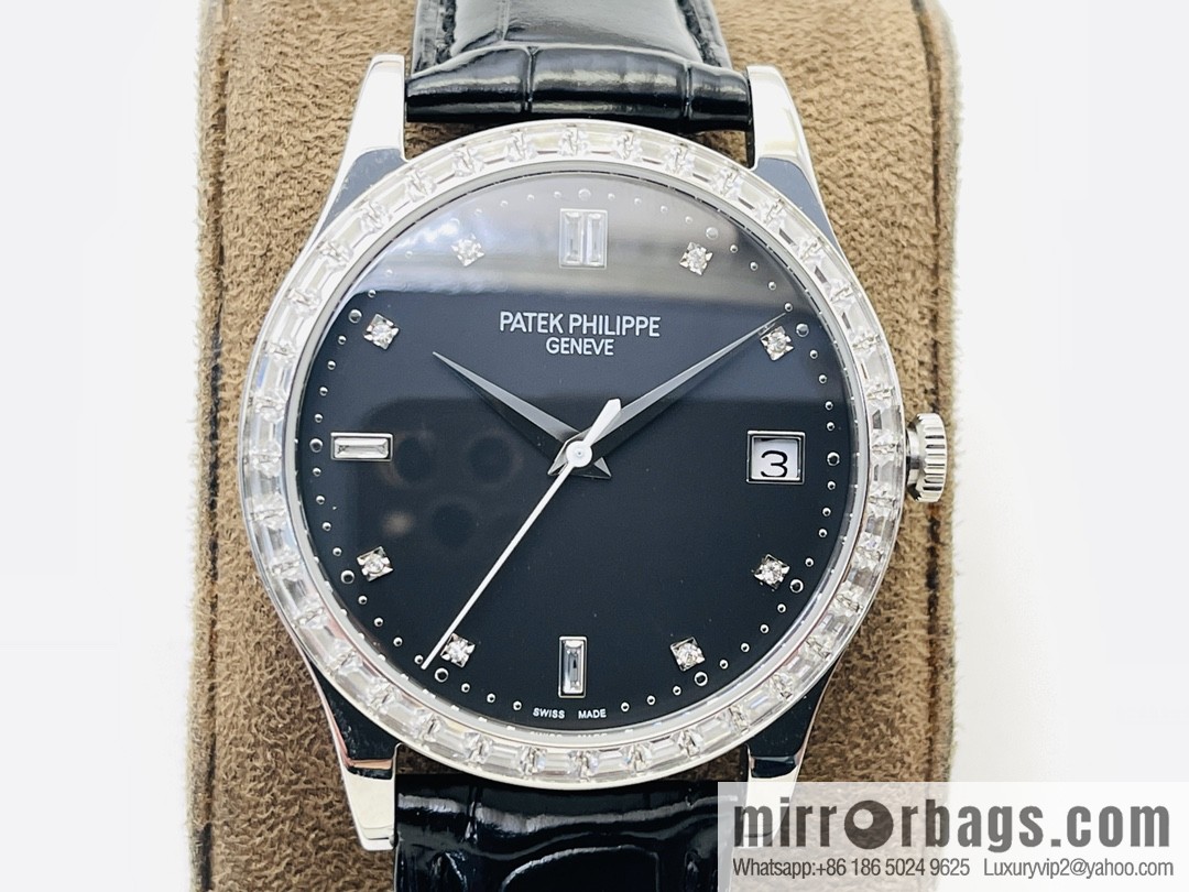 Patek Philippe Classic Watch Series - 5296-001. Platinum V4 Upgraded 324 Movement Watch