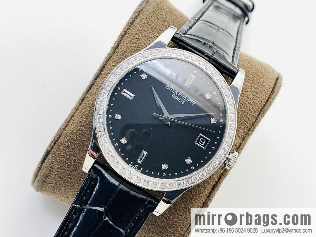 Patek Philippe Classic Watch Series - 5296-001. Platinum V4 Upgraded 324 Movement Watch