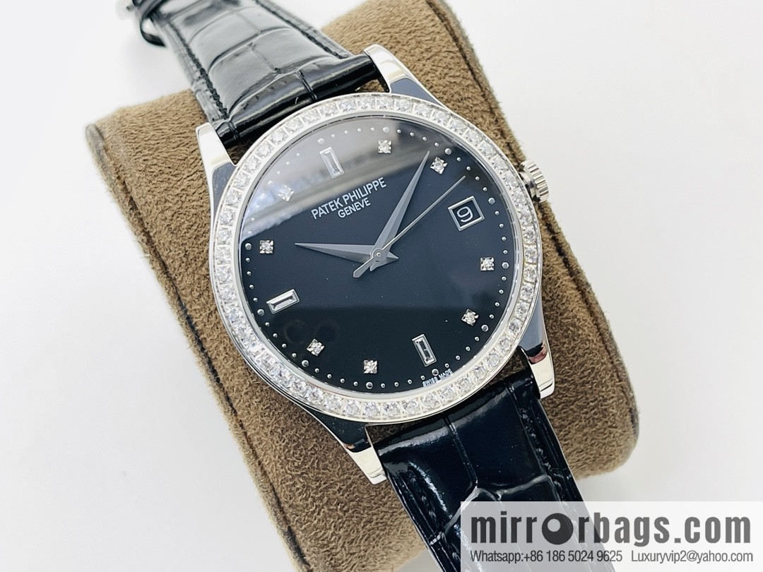 Patek Philippe Classic Watch Series - 5296-001. Platinum V4 Upgraded 324 Movement Watch